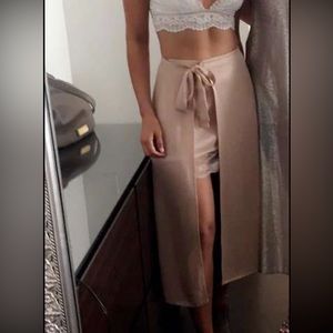 Zara wrap skirt size S